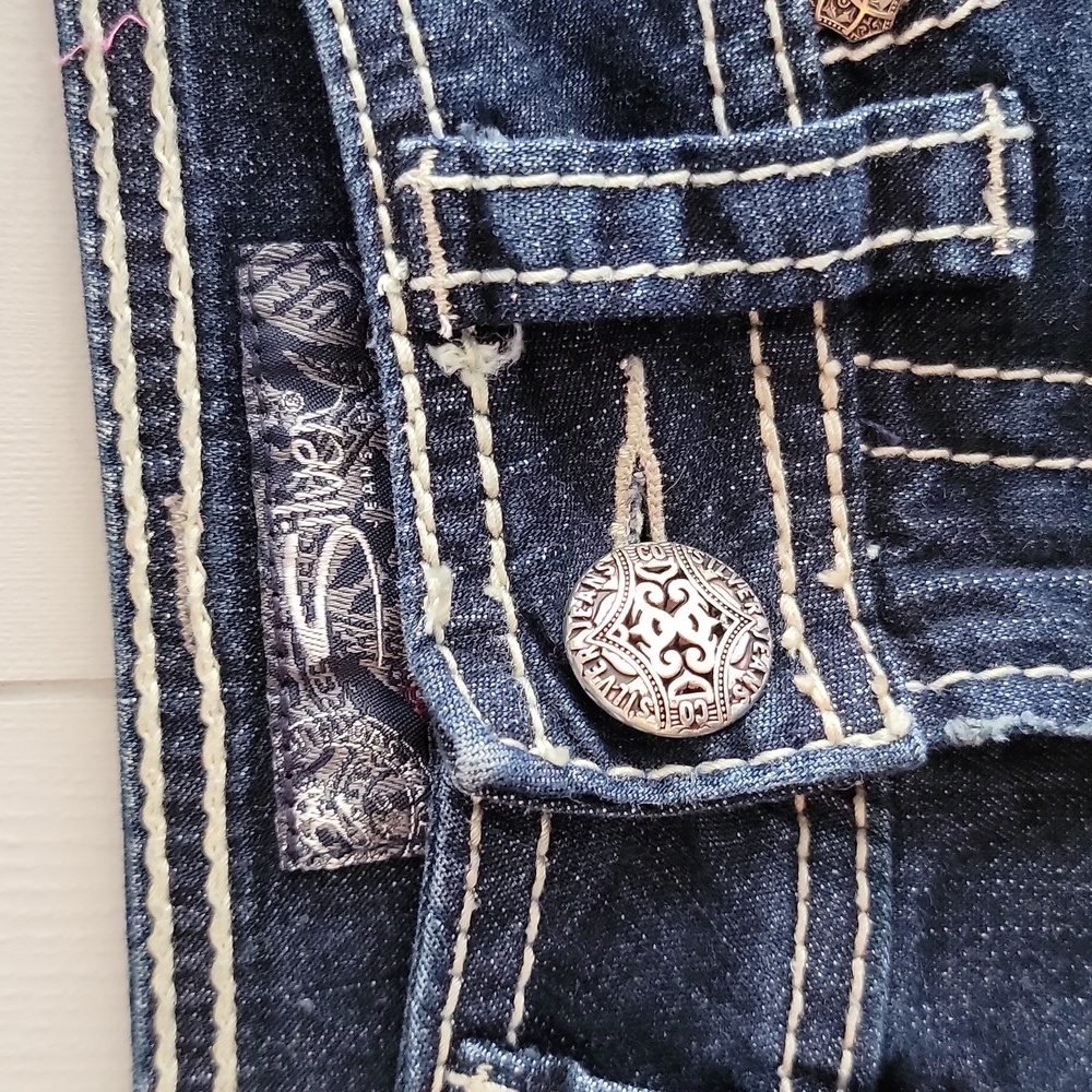 Silver Jeans Dark Wash Blue Jeans - Picture 4 of 6